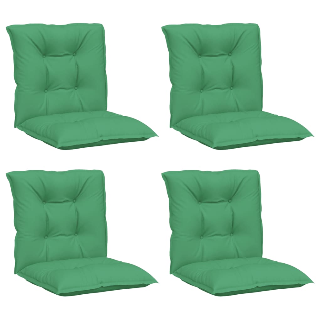 

vidaXL Tuinstoelkussens 4 st 100x50x7 cm groen