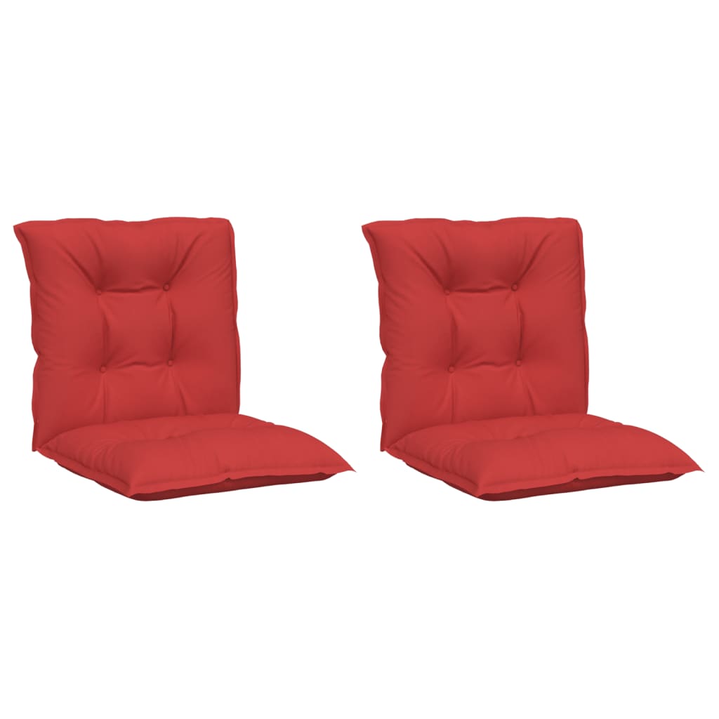 

vidaXL Tuinstoelkussens 2 st 100x50x7 cm rood