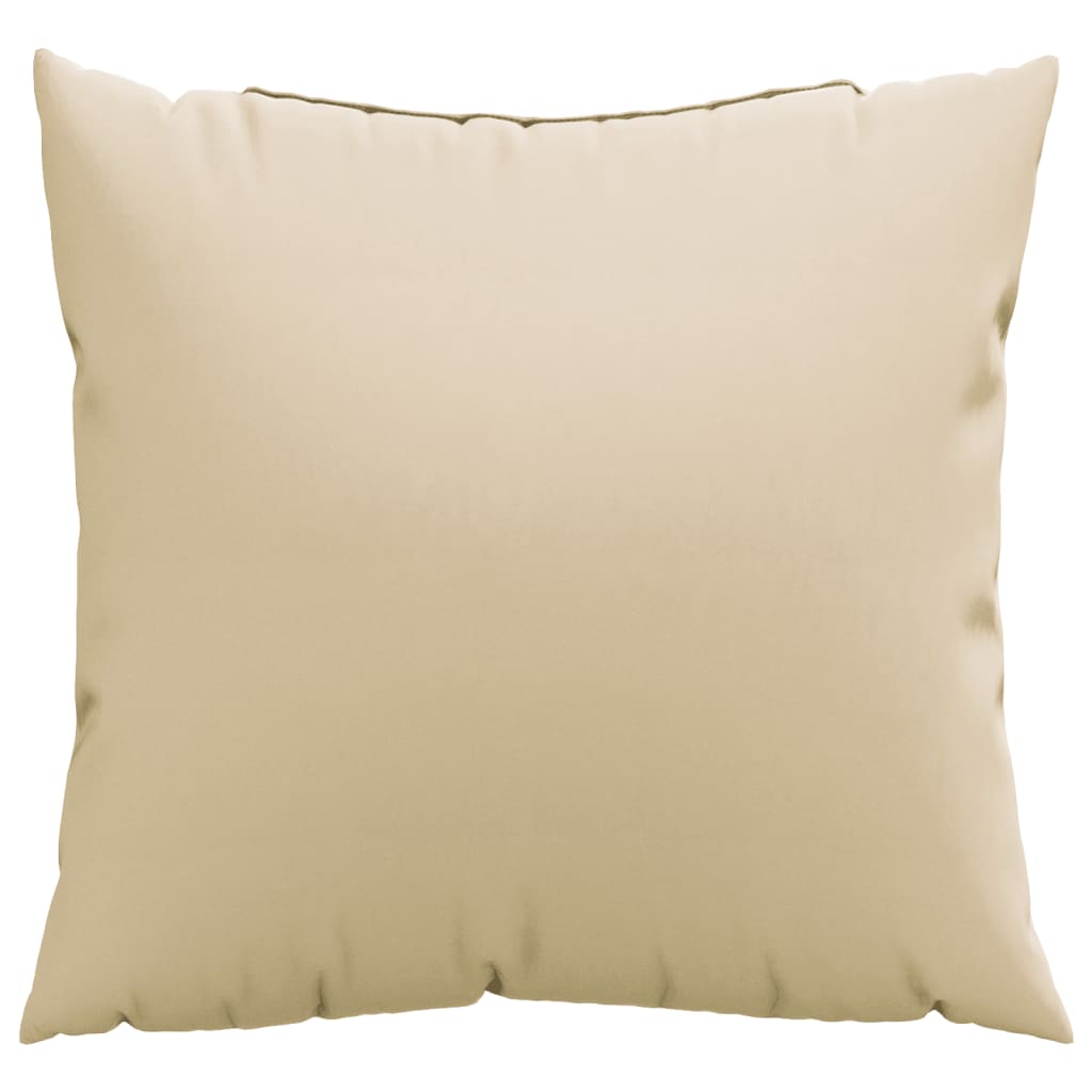 

vidaXL Sierkussens 4 st 40x40 cm stof beige