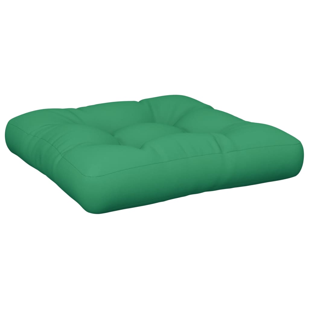 vidaXL Pernă canapea din paleți, verde, 50x50x12 cm vidaXL