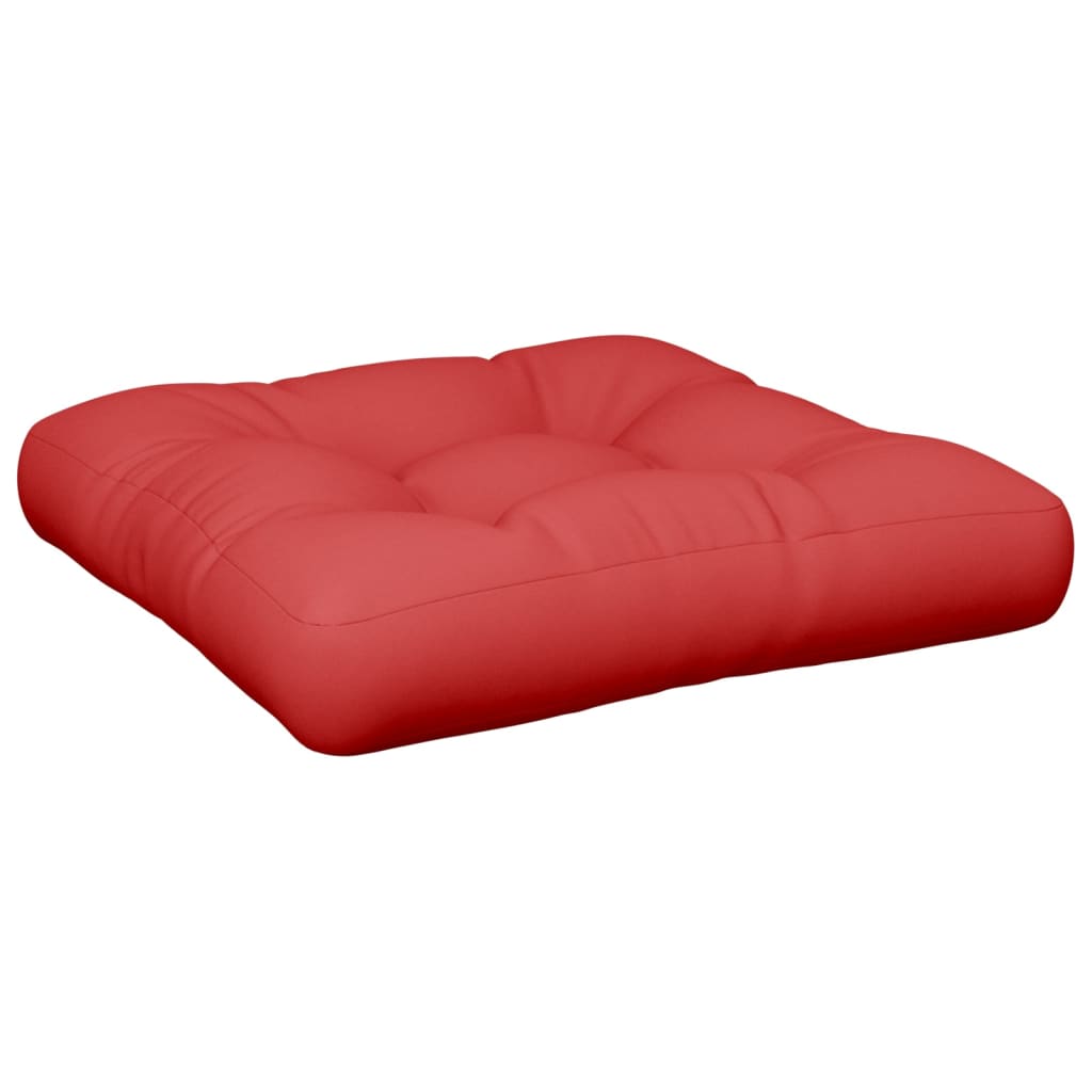 vidaXL Pernă canapea din paleți, roșu, 50x50x12 cm