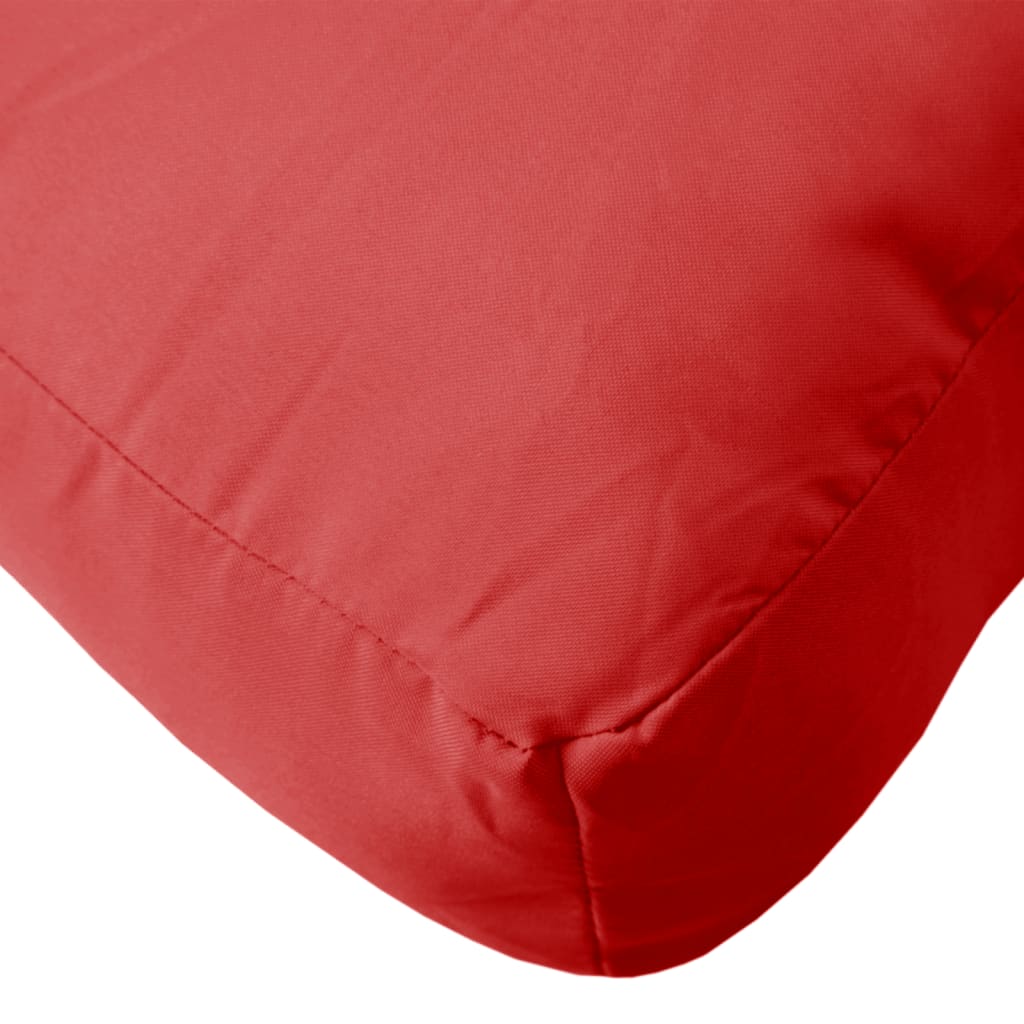  Podložka na paletový nábytok, červená 60x60x12 cm, látka