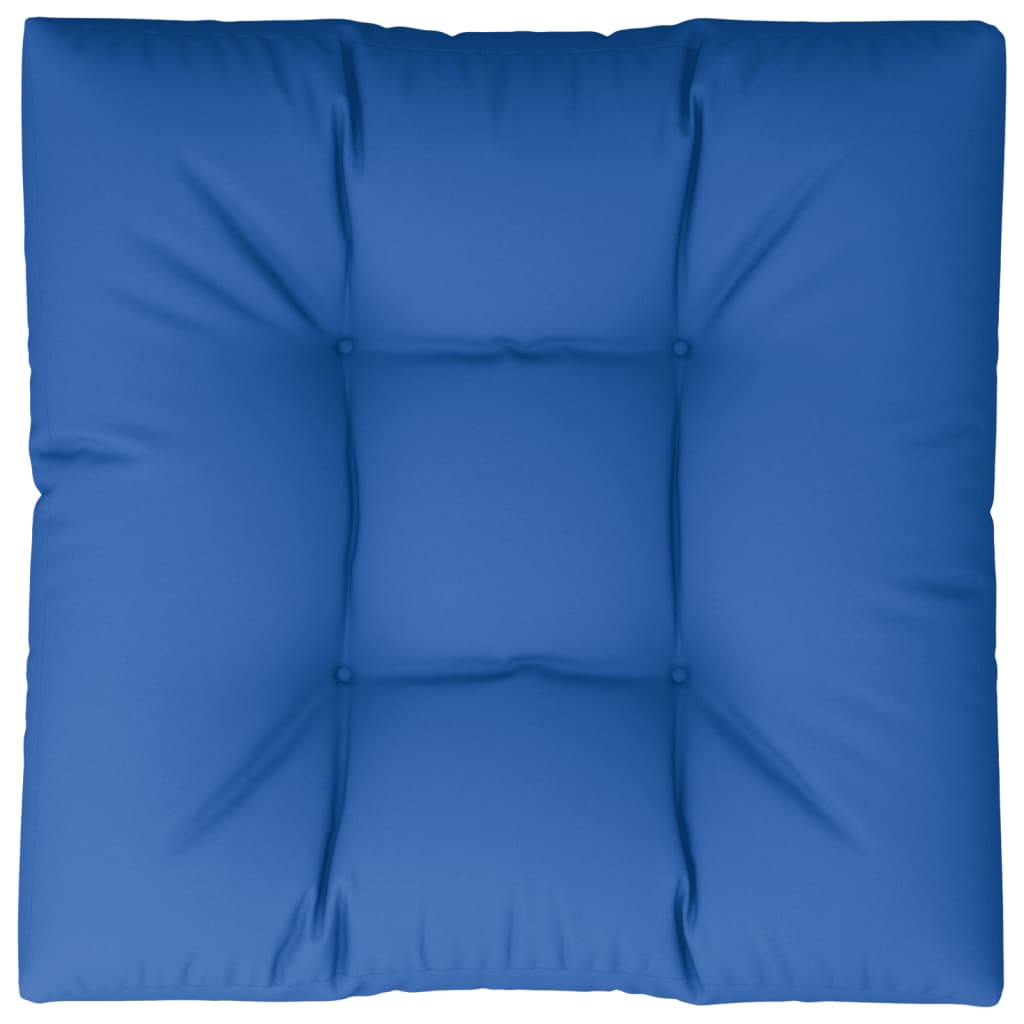 Pagalvėlė sofai iš palečių, karališka mėlyna, 70x70x10cm | Stepinfit