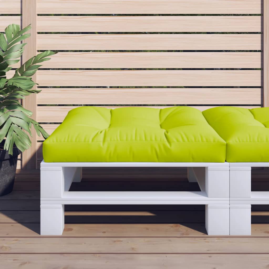 vidaXL Pernă canapea din paleți, verde aprins, 70x70x12 cm