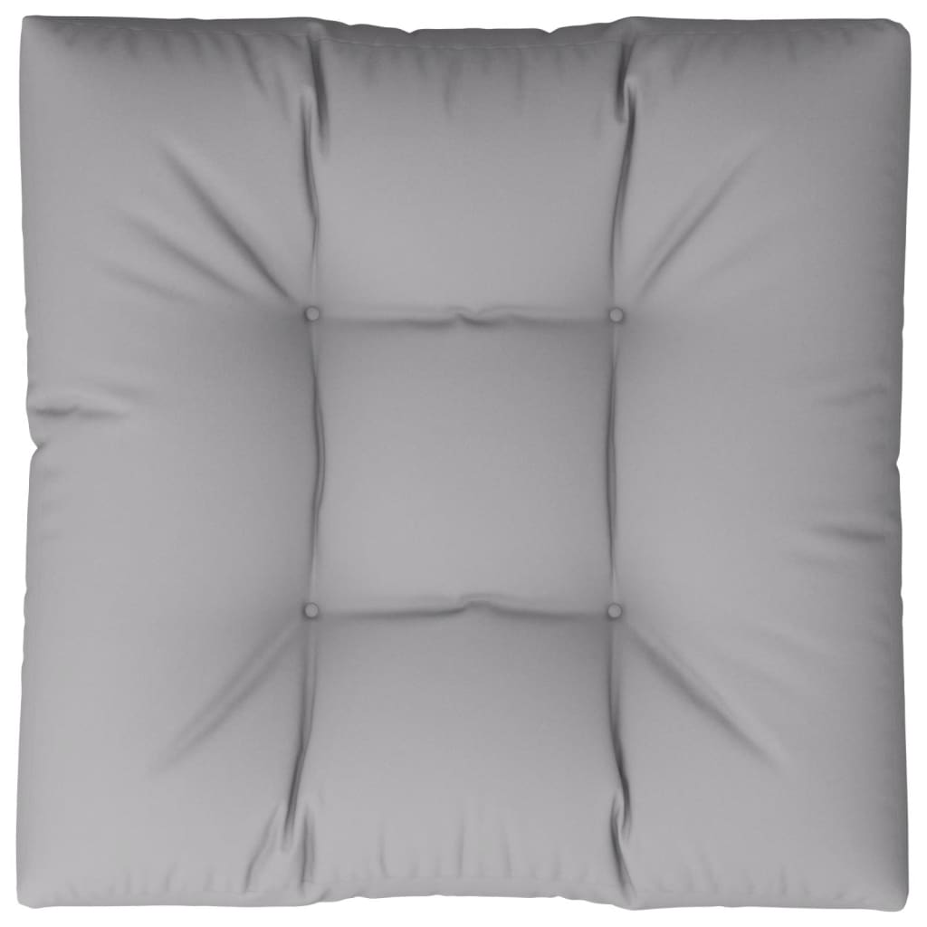 vidaXL Pernă pentru canapea din paleți, gri, 80 x 80 x 12 cm