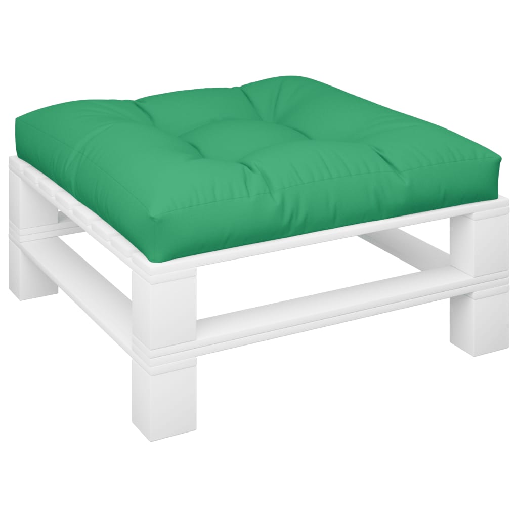 vidaXL Pallet Sofa Cushion Green 31.5"x31.5"x3.9"