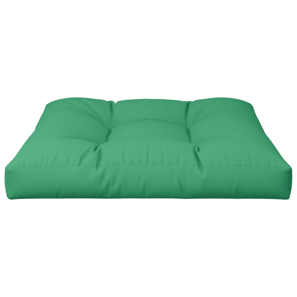 vidaXL Pallet Sofa Cushion Green 31.5"x31.5"x3.9"