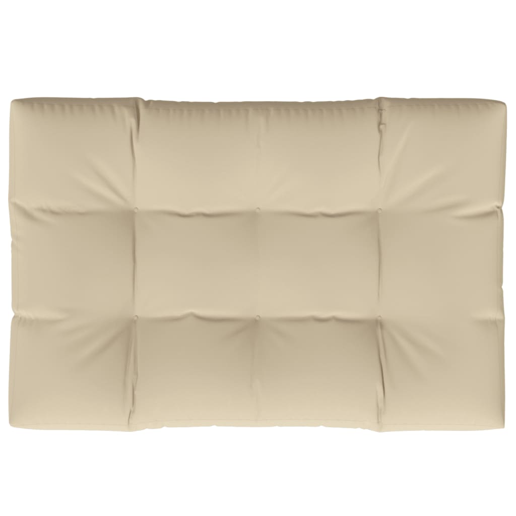 

vidaXL Pallet Sofa Cushion Beige 47.2"x31.5"x3.9"