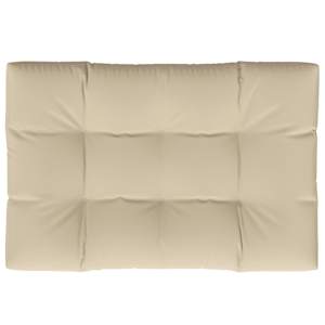 Poduška na palety béžová 120 x 80 x 12 cm textil - obrázek 2