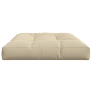 Poduška na palety béžová 120 x 80 x 12 cm textil - obrázek 6