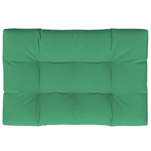 Poduška na palety zelená 120 x 80 x 12 cm textil - obrázek 2