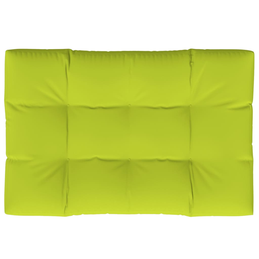 vidaXL Pernă canapea din paleți, verde aprins, 120x80x12 cm, textil 