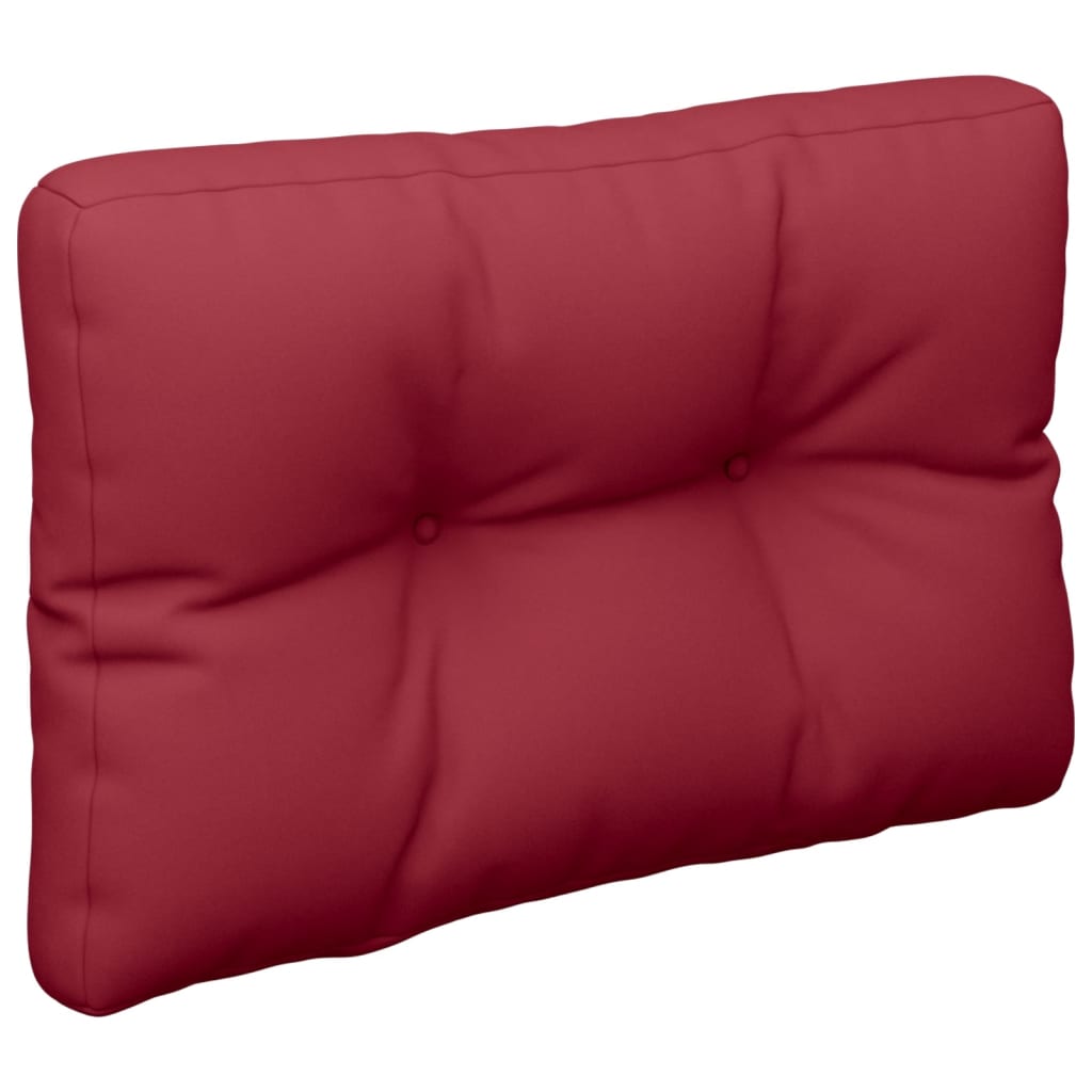 vidaXL Pernă pentru canapea din paleți, roșu vin, 50 x 40 x 12 cm