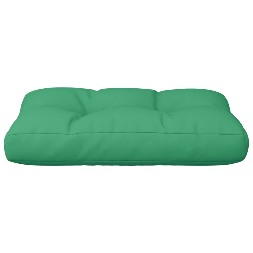 vidaXL Pallet Sofa Cushion Green 23.6"x15.7"x3.9"