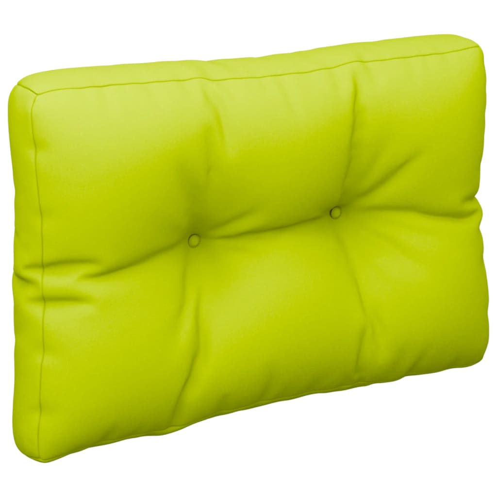 Pernă pentru canapea din paleți, verde aprins, 60 x 40 x 10 cm