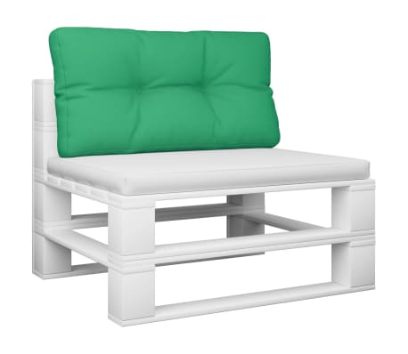 vidaXL Pernă de paleți, verde, 70x40x12 cm, material textil