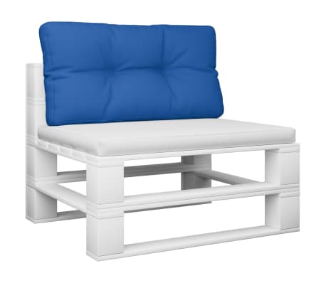 vidaXL Cuscino per Pallet Blu Reale 70x40x12 cm in Tessuto