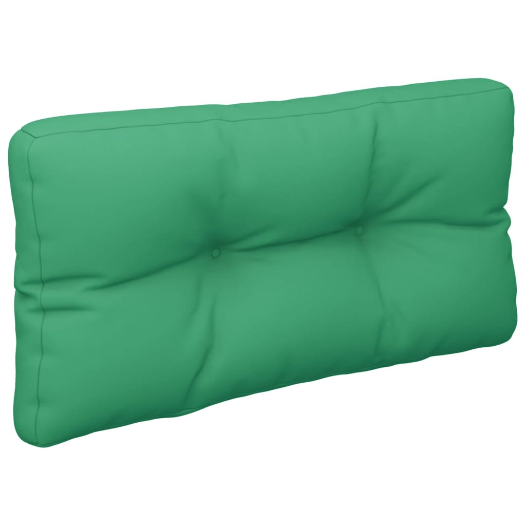 Pernă pentru canapea din paleți, verde, 80 x 40 x 10 cm