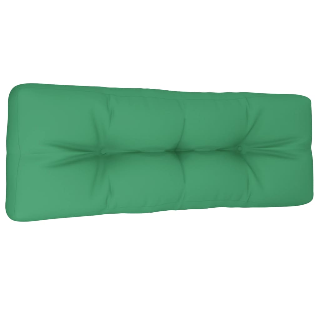 vidaXL Pernă canapea din paleți, verde, 120 x 40 x 12 cm