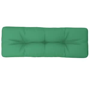 Poduška na palety zelená 120 x 40 x 12 cm textil - obrázek 4