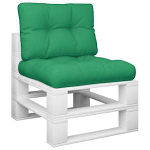 Podušky na palety 2 ks zelené textil - obrázek 3