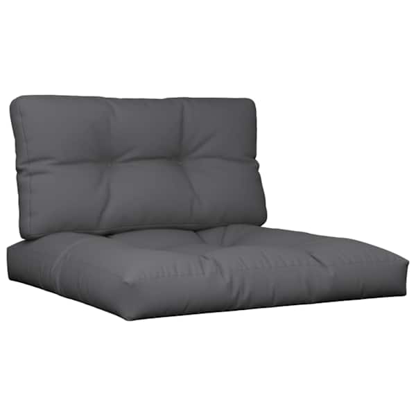 vidaXL euroaluse istmepadjad 2 tk, antratsiithall, kangas
