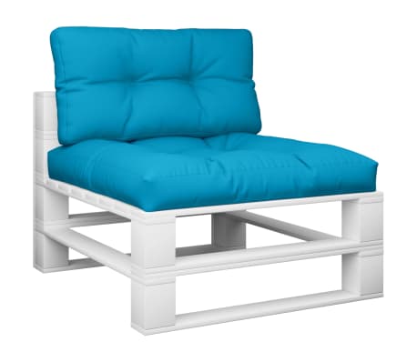 vidaXL Palečių pagalvėlės, 2vnt., mėlynos spalvos, audinys