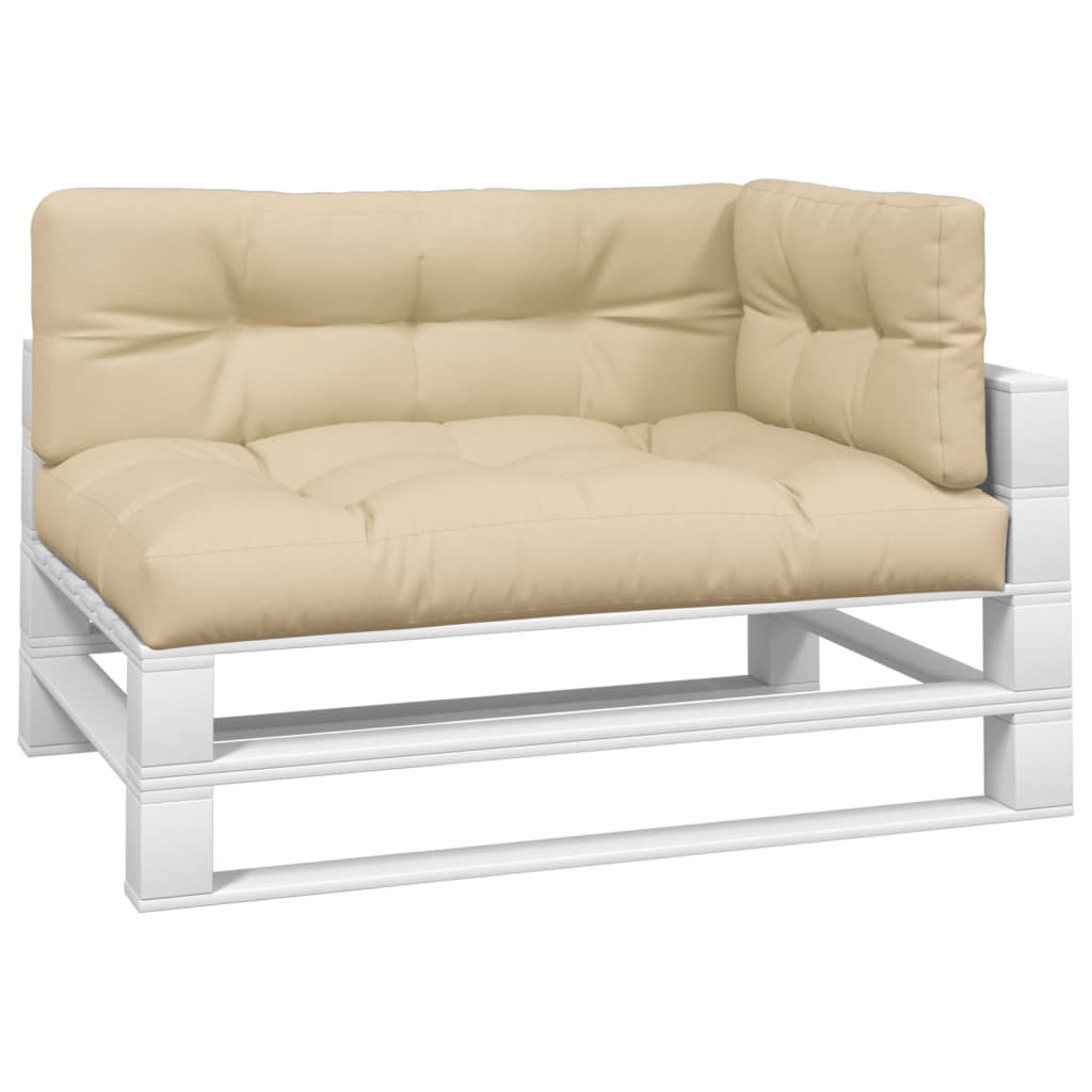 

vidaXL Bankkussens pallet 3 st beige