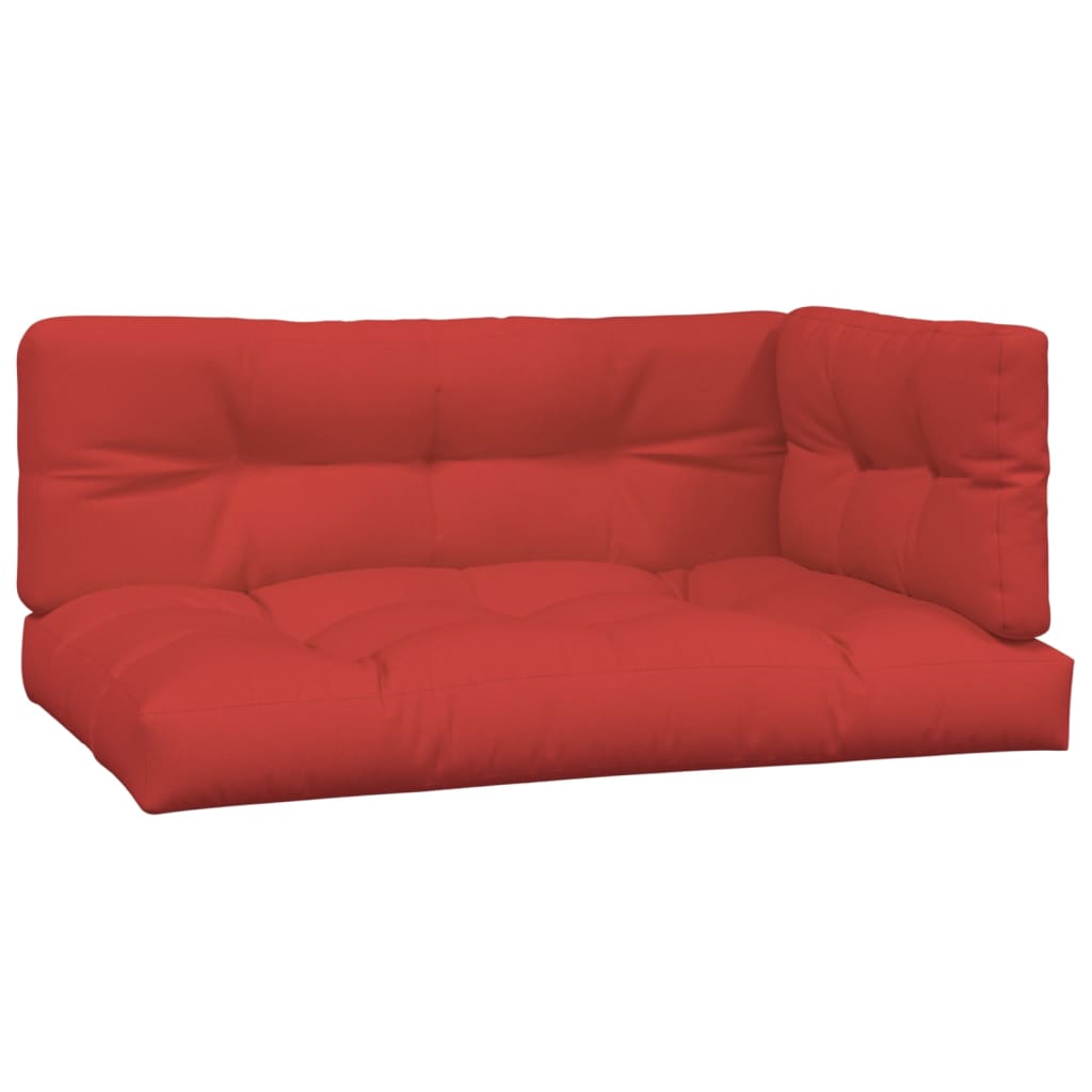 

vidaXL Pallet Sofa Cushions 3 pcs Red