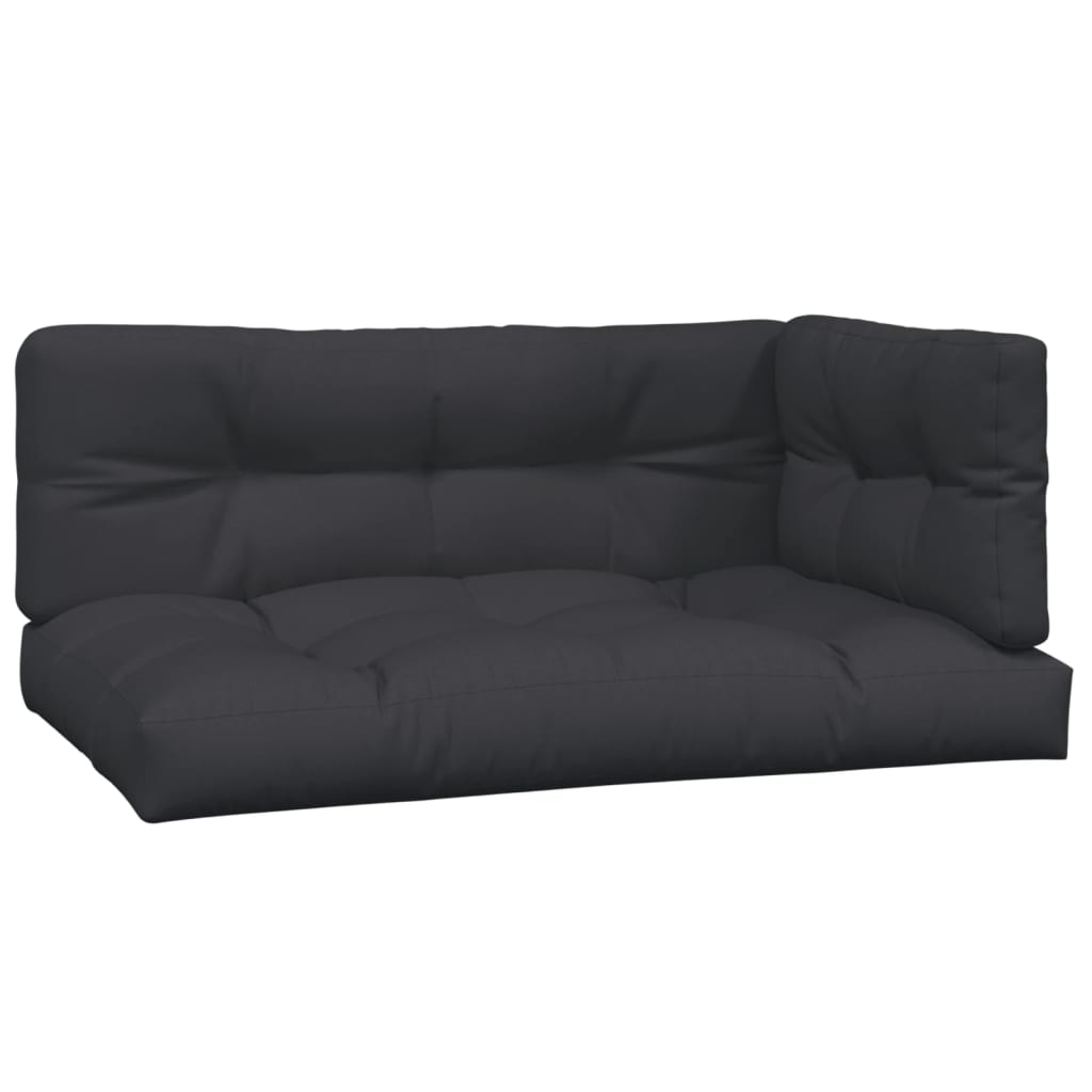 

vidaXL Pallet Sofa Cushions 3 pcs Black