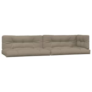 Podušky na palety 5 ks taupe textil - obrázek 2