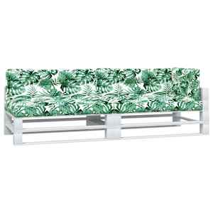 vidaXL Palečių pagalvėlės, 5vnt., audinys, su lapais