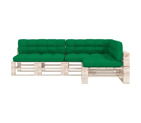 vidaXL Palettensofa-Auflagen 7 Stk. Gr&uuml;n