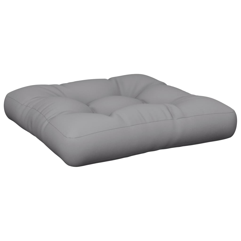 

vidaXL Pallet Ottoman Cushion Gray Fabric