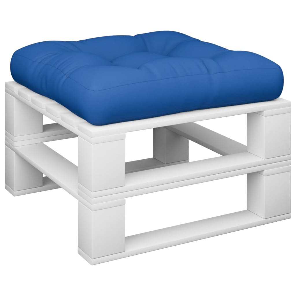 vidaXL Cuscino per Pallet Blu Reale in Tessuto