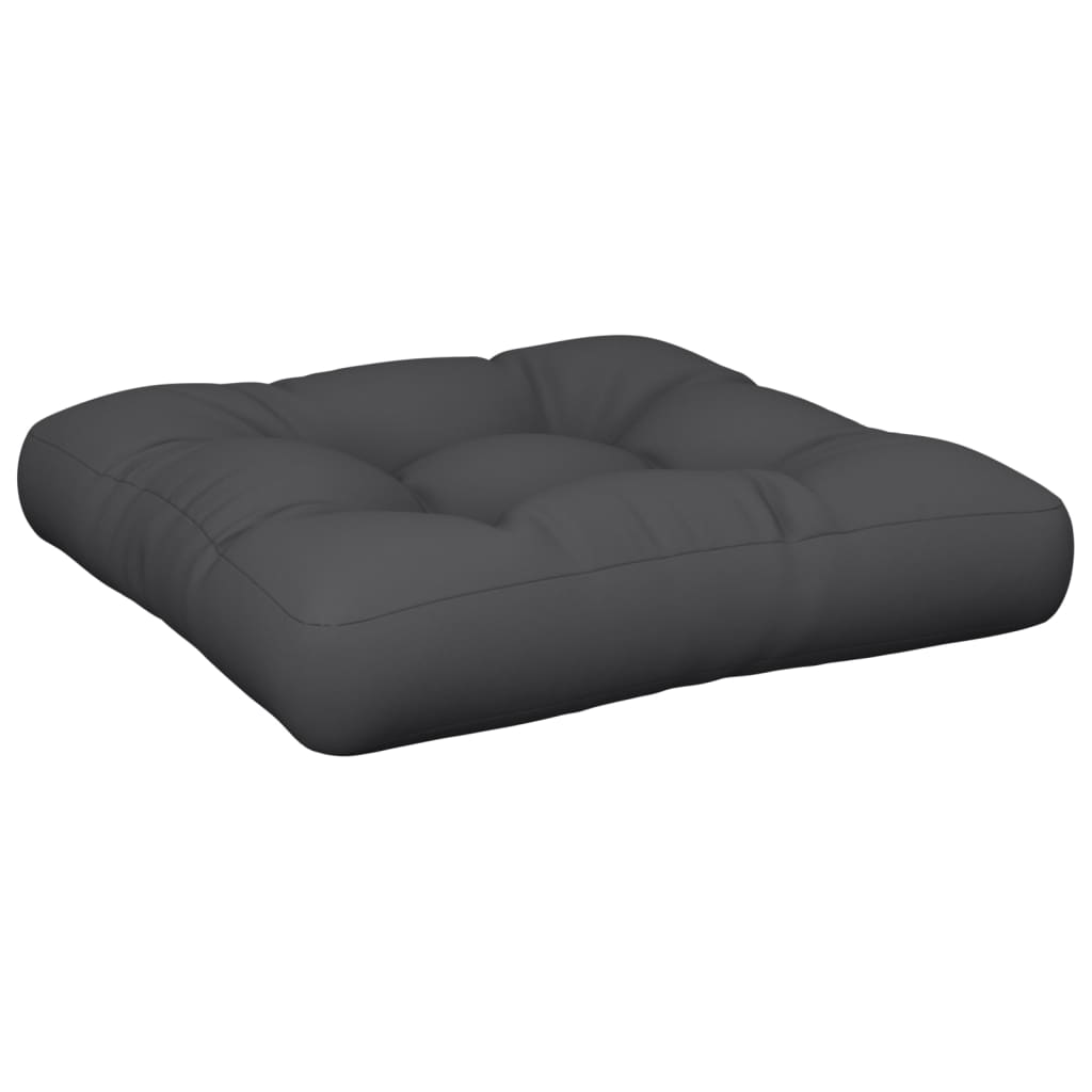 

vidaXL Pallet Sofa Cushion Black 22.8"x22.8"x4"