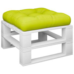 vidaXL Μαξιλάρι Παλέτας Αν. Πράσινο 58 x 58 x 10 εκ. Υφασμάτινο