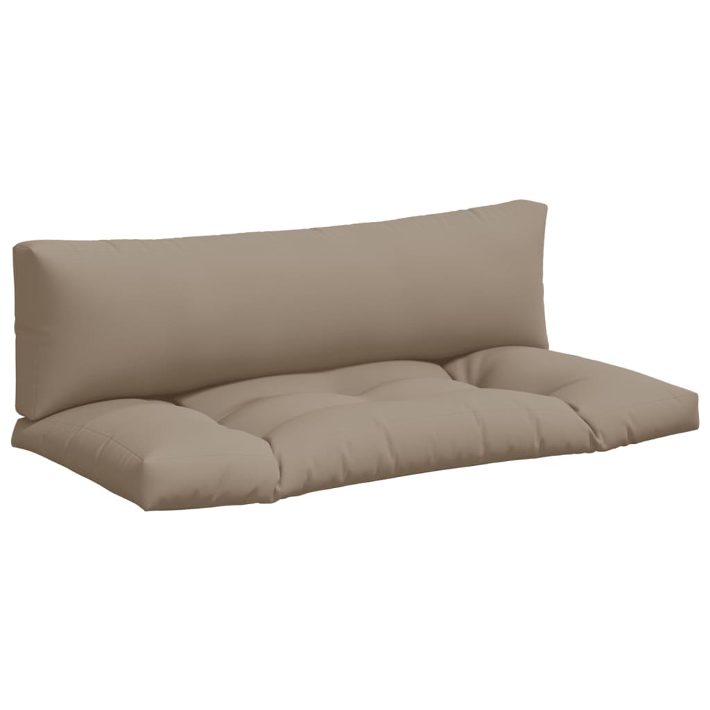 

vidaXL Pallet Sofa Cushions 2 pcs Taupe