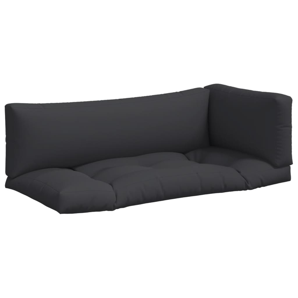 

vidaXL Pallet Sofa Cushions 3 pcs Black