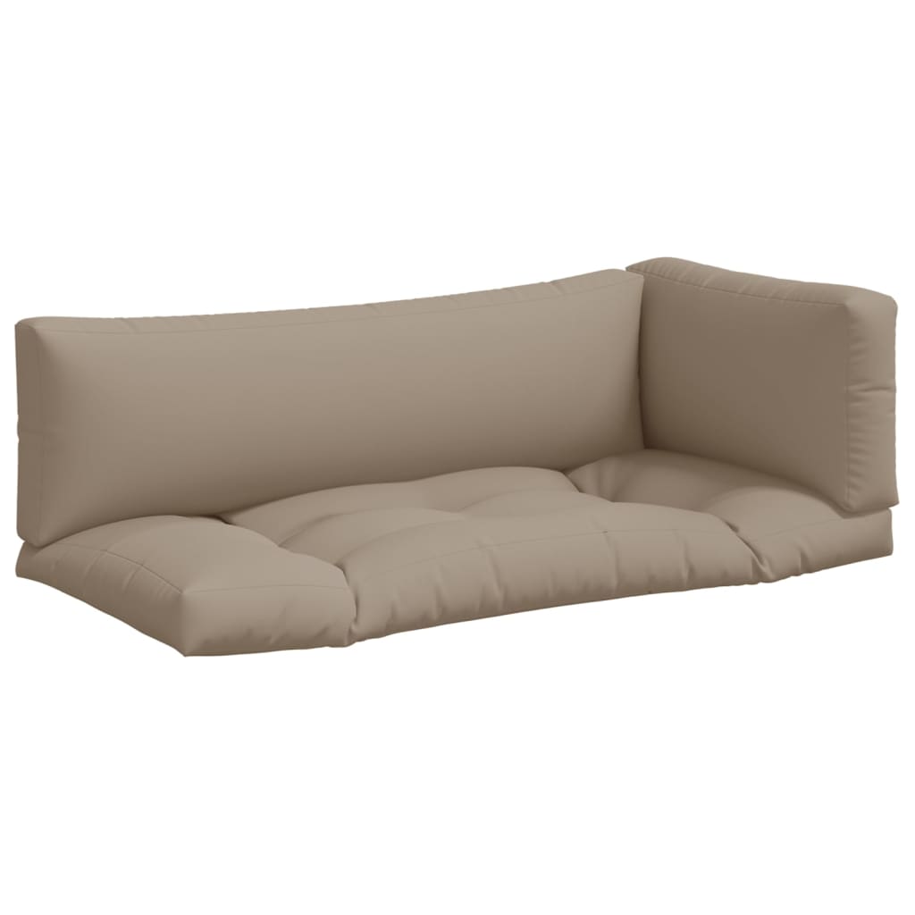 

vidaXL Pallet Sofa Cushions 3 pcs Taupe