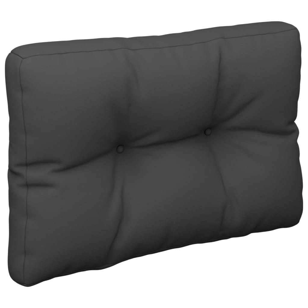 vidaXL Pernă pentru canapea din paleți, negru, 60 x 40 x 12 cm