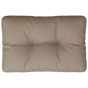 Poduška na palety taupe 60 x 40 x 12 cm textil - obrázek 4