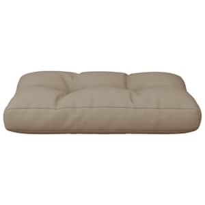 Poduška na palety taupe 60 x 40 x 12 cm textil - obrázek 5