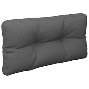 Poduška na palety antracitová 80 x 40 x 12 cm textil - obrázek 2