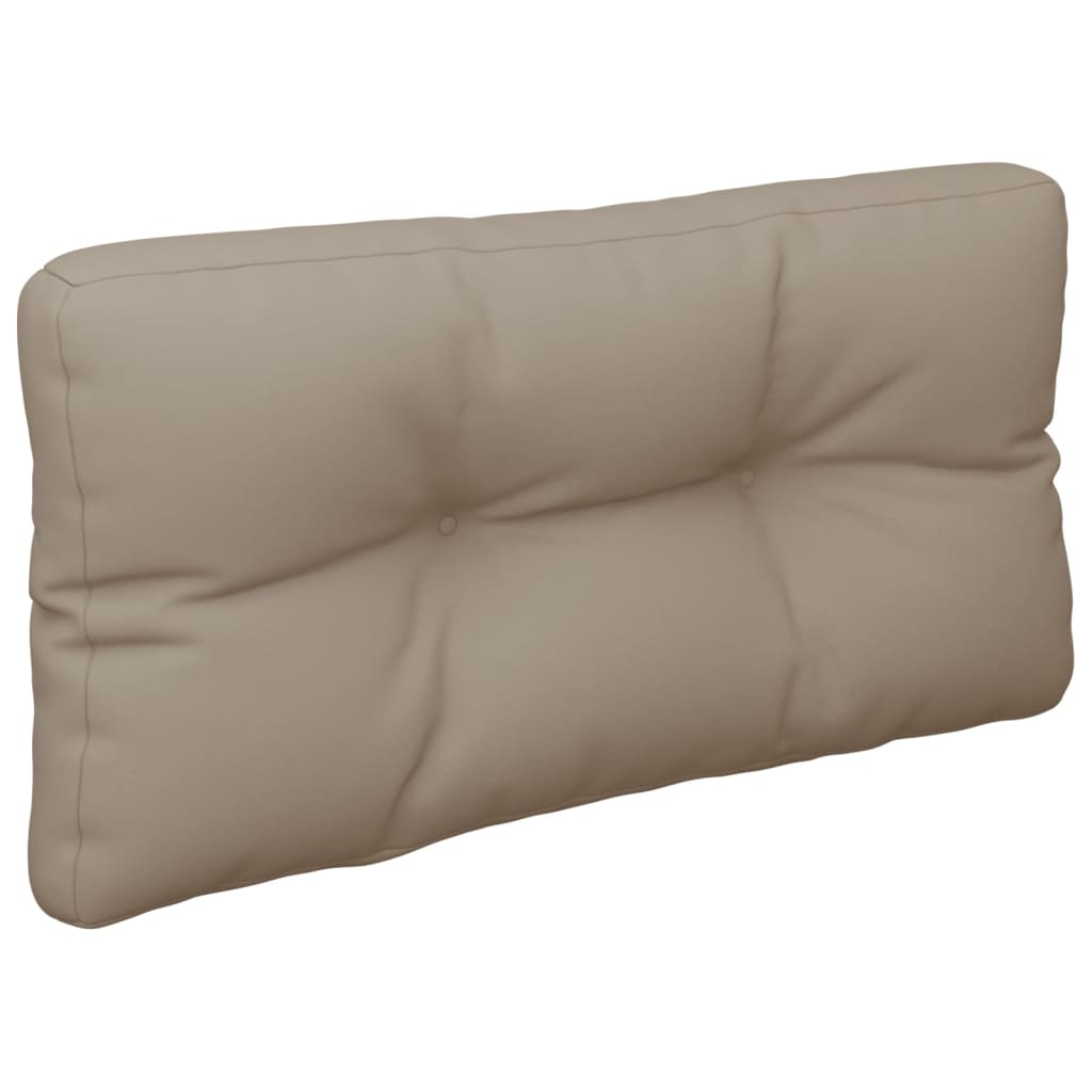vidaXL Pernă pentru canapea din paleți, gri taupe, 80 x 40 x 12 cm