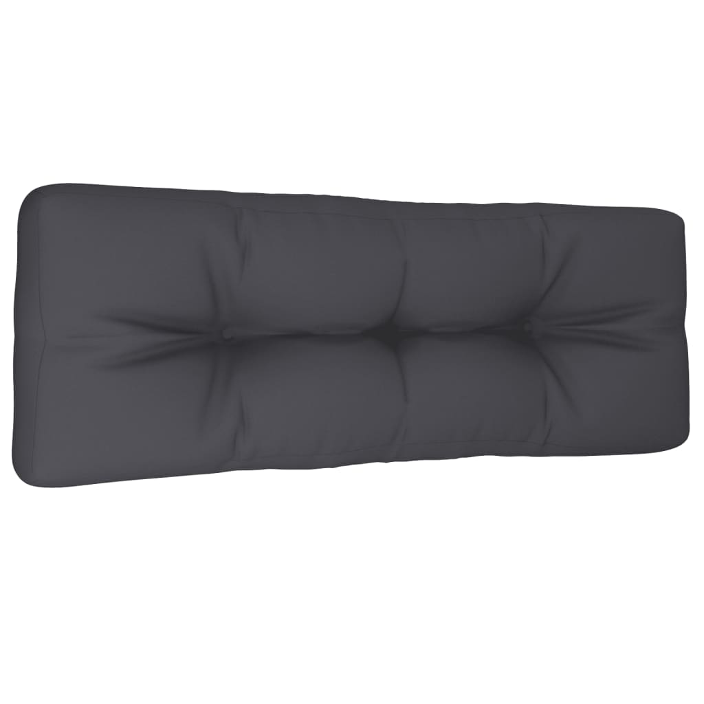 vidaXL Pernă canapea din paleți, antracit, 120 x 40 x 10 cm vidaxl.ro