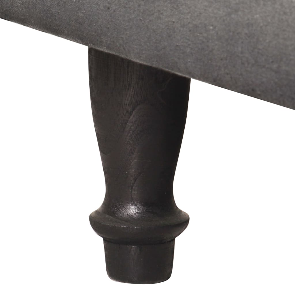 Poltrona A Pozzetto Nera In Vera Pelle E Tela VidaXL 14 width=274