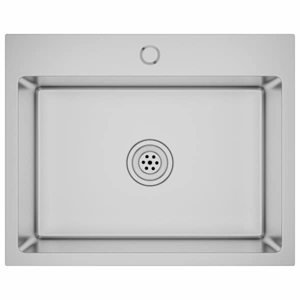 vidaXL k&auml;sitsi valmistatud k&ouml;&ouml;givalamu, roostevabast terasest
