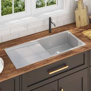 Ročno izdelano kuhinjsko pomivalno korito nerjaveče jeklo