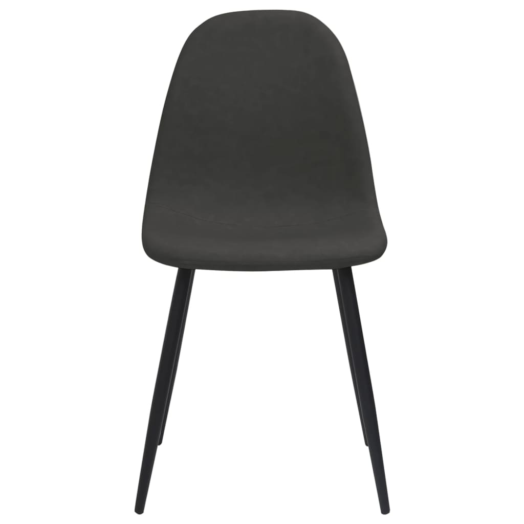 Jídelní židle 4 ks 45 x 54,5 x 87 černé umělá kůže